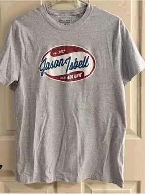 Jason Isbell Graphic T-Shirt - Gray Men’s medium